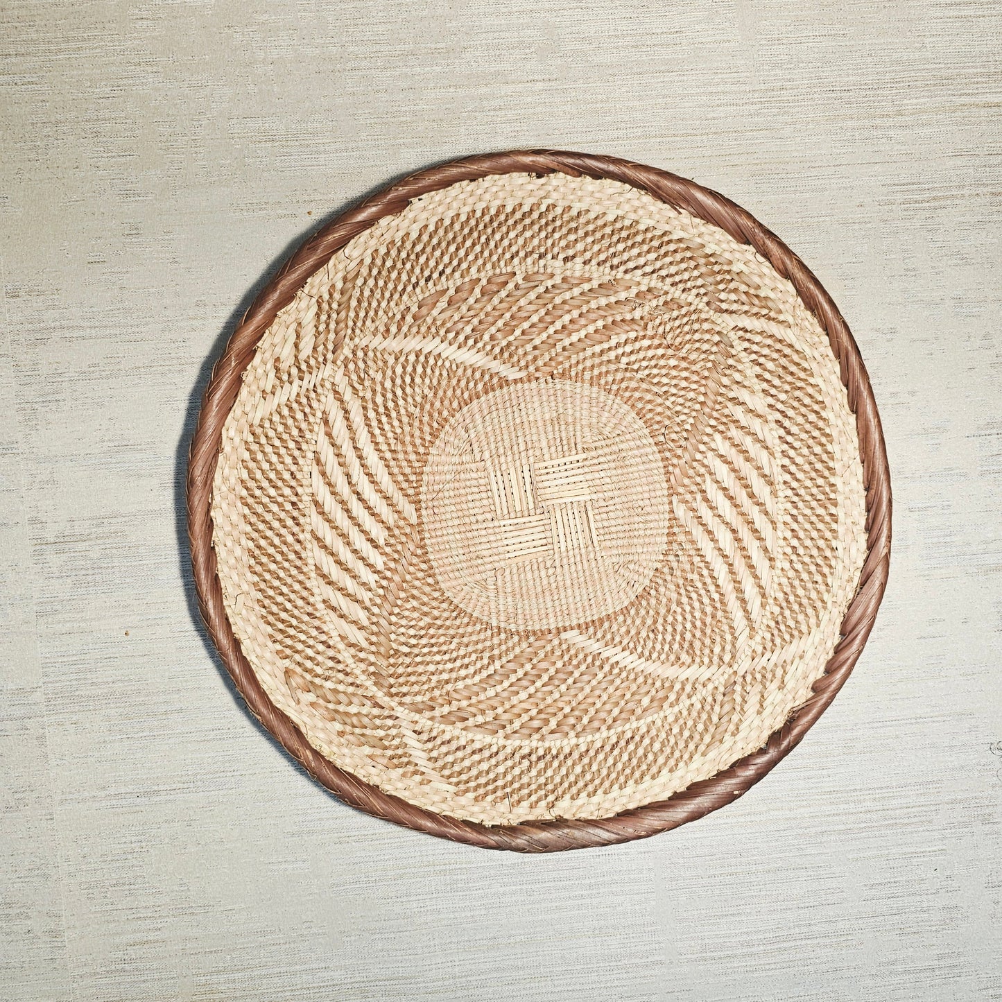 Set of 3 Handmade African Wall Baskets | Zimbabwe Baskets | Boho Wall Decor | 3A-2