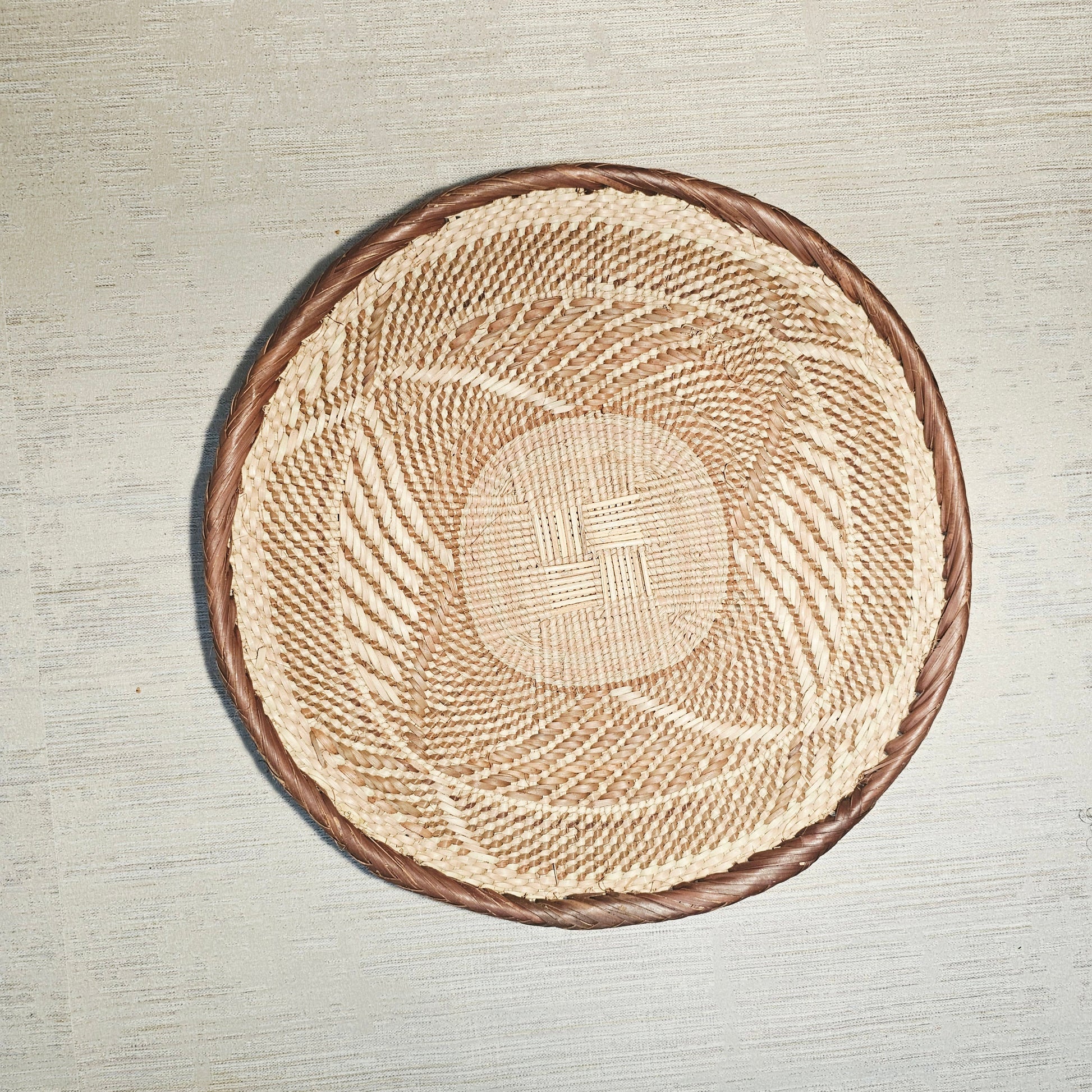 Set of 3 Handmade African Wall Baskets | Zimbabwe Baskets | Boho Wall Decor | 3A-2