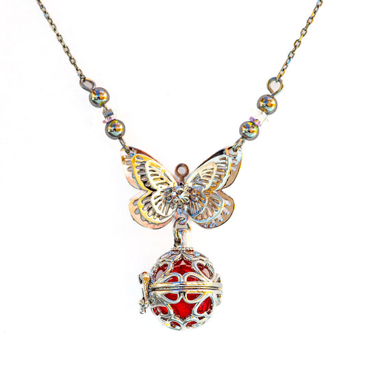 Butterfly Aroma Necklace | Energy & Healing | Diffusing on the go | Birthday Gift-0