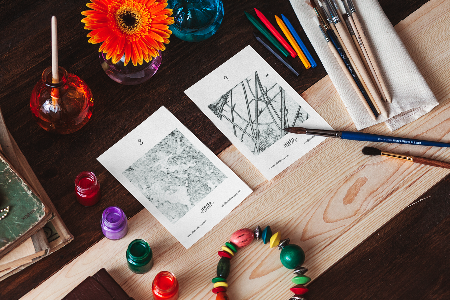 Watercolour Advent Calendar, Painting Advent Calendar, Painting Kit, Christmas Countdown-2