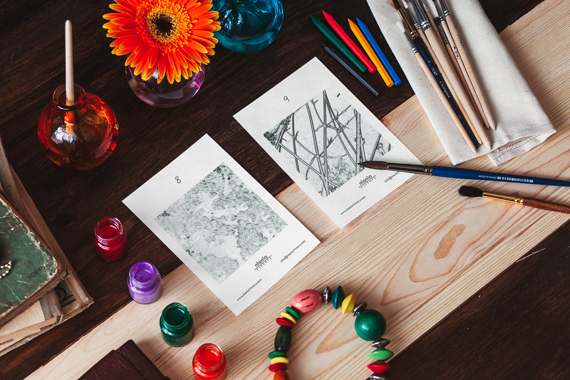 Watercolour Advent Calendar, Painting Advent Calendar, Painting Kit, Christmas Countdown-2