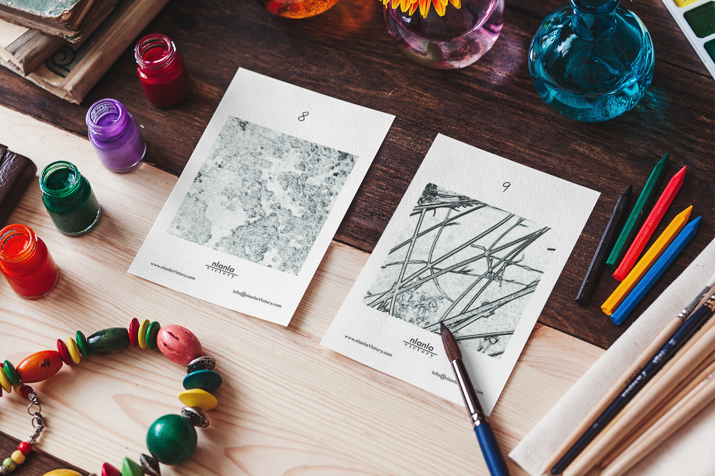 Watercolour Advent Calendar, Painting Advent Calendar, Painting Kit, Christmas Countdown-4